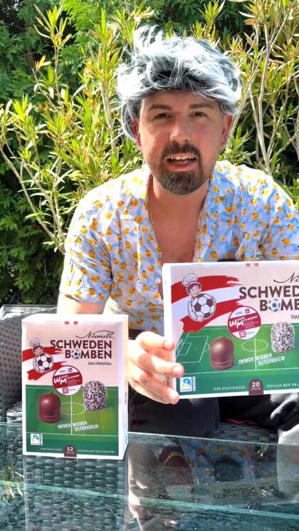 Niemetz Schwedenbomben Kampagne mit Matthias — Schoko oder Kokos