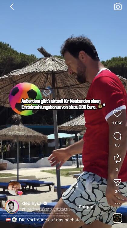 tipp3 Kampagne mit Kledi Hysa — Reel zur FIFA WM 2026