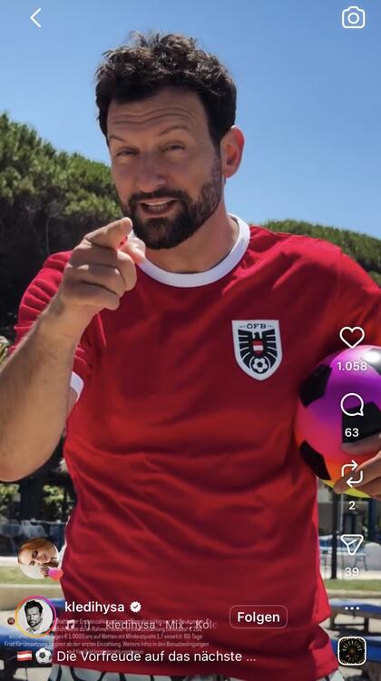 tipp3 Kampagne mit Kledi Hysa — Instagram Story